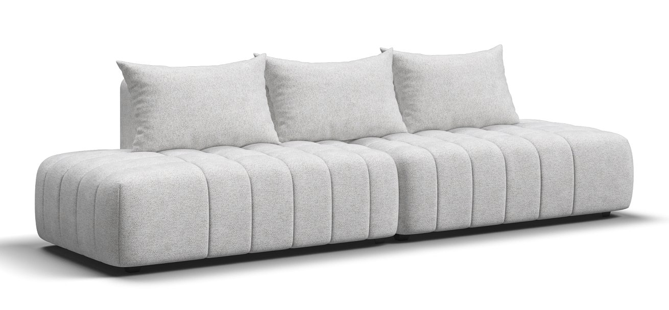 Диван прямой Босс Твин Шенилл CLOUD милк