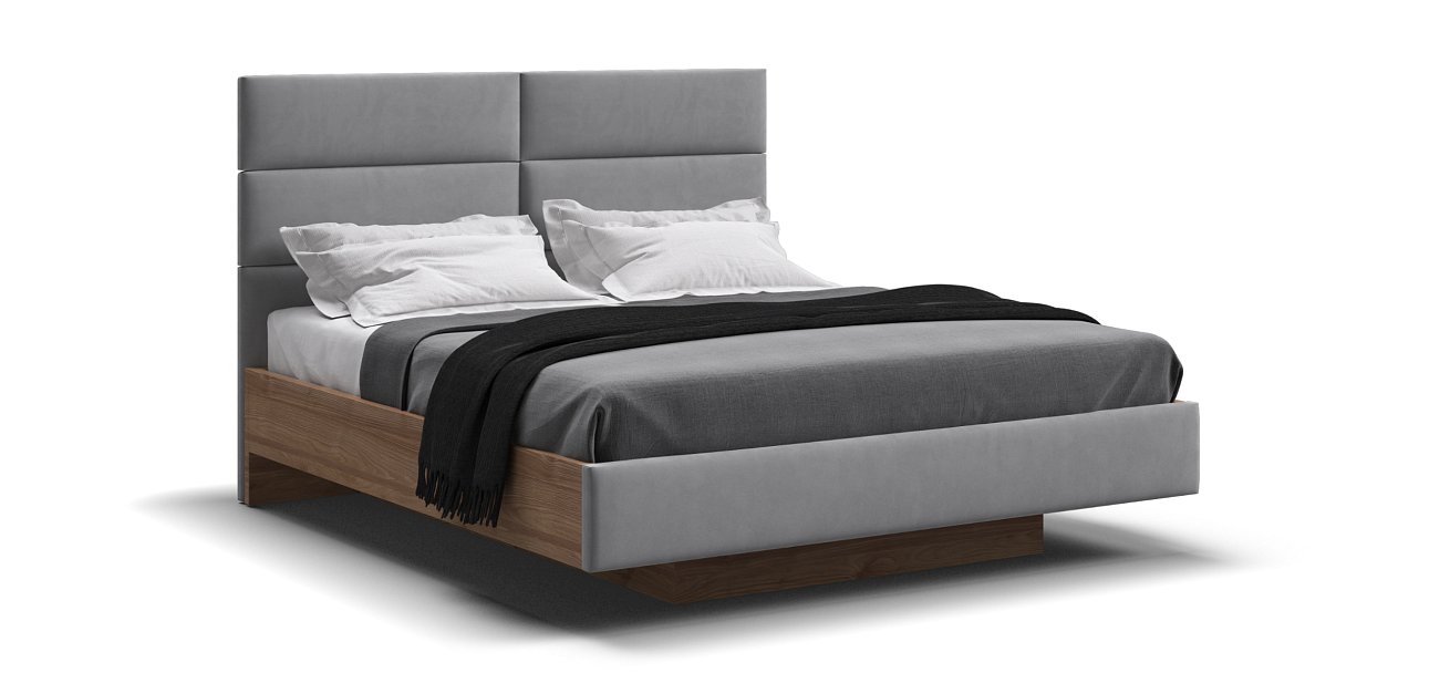 Кровать BOSS LOFT 160*200 Орех Селект, MONOLIT Сталь