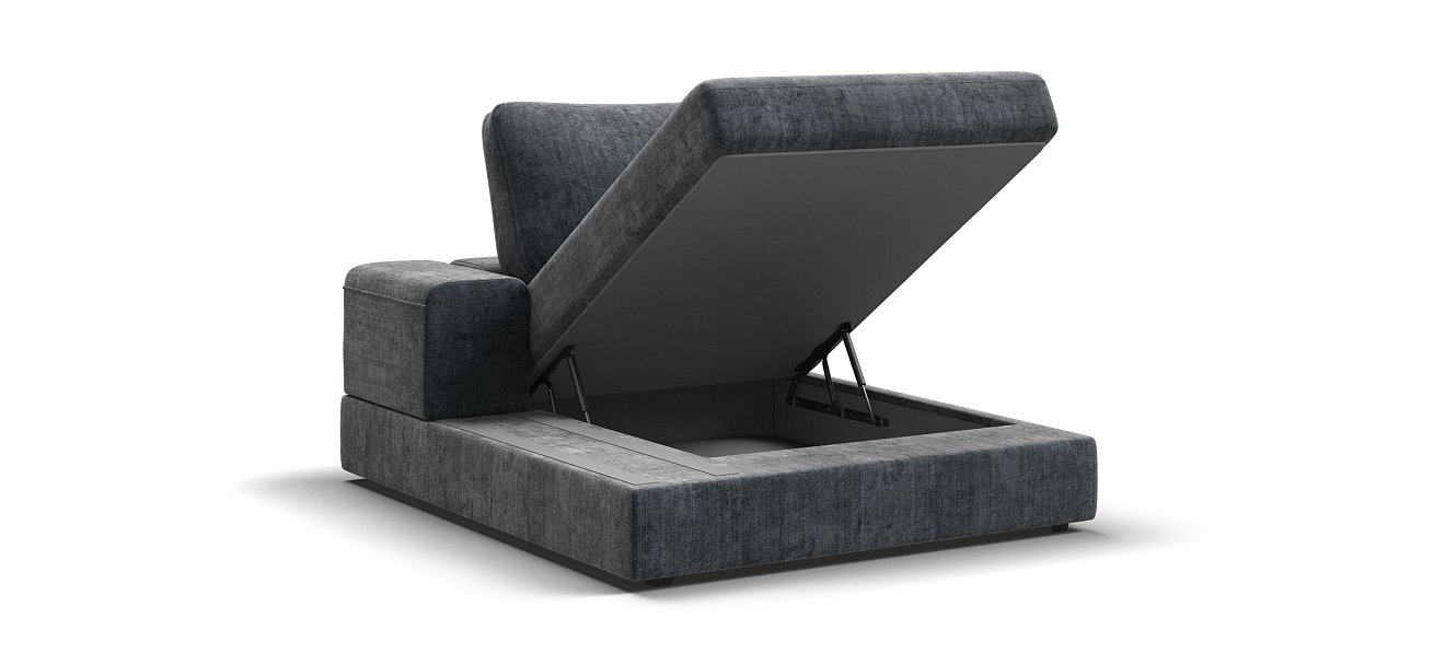 BOSS MODOOL SE оттоманка левая шенилл Gloss карбон