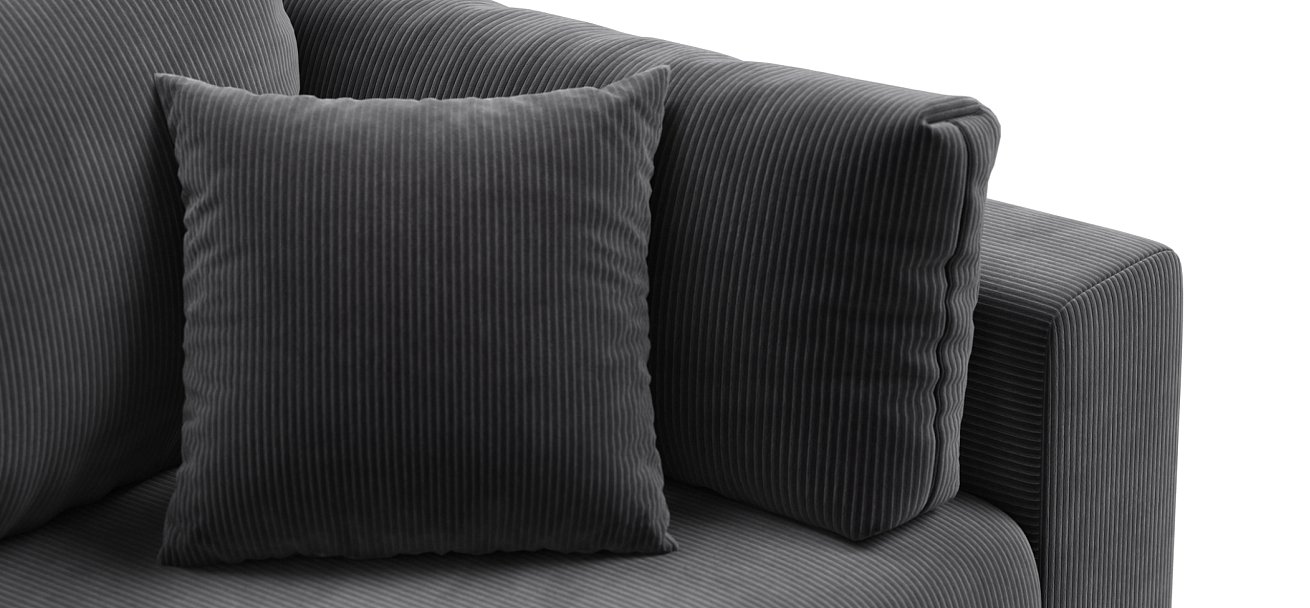 Диван Босс Прайм Вельвет CORD графит
