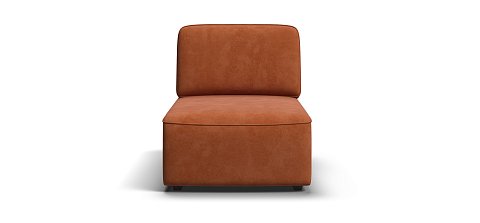 KING MODOOL оттоманка Велюр Alkantara оранж