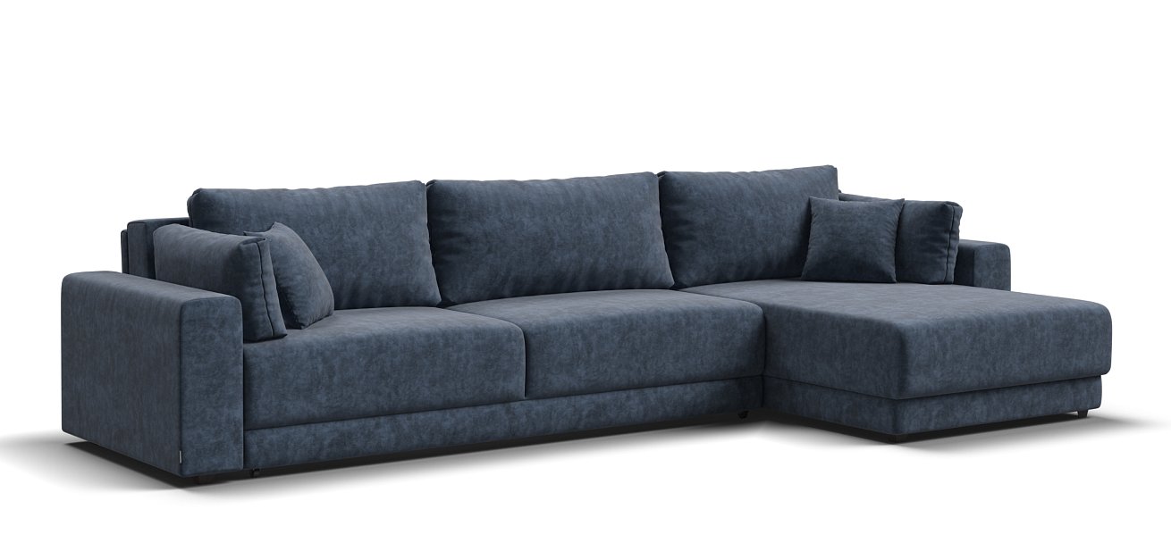 Угловой диван Босс Прайм Макс Велюр Royal топаз