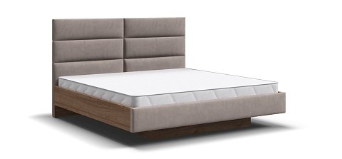 Кровать BOSS LOFT 160*200 Орех Селект, MONOLIT Латте
