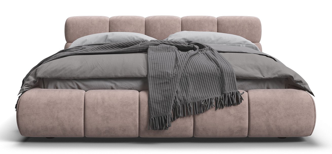 Кровать Босс Дрим 160*200 Про Велюр Royal пион NEW