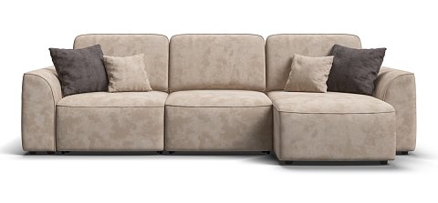 Угловой диван KING SE Велюр Alkantara пепел