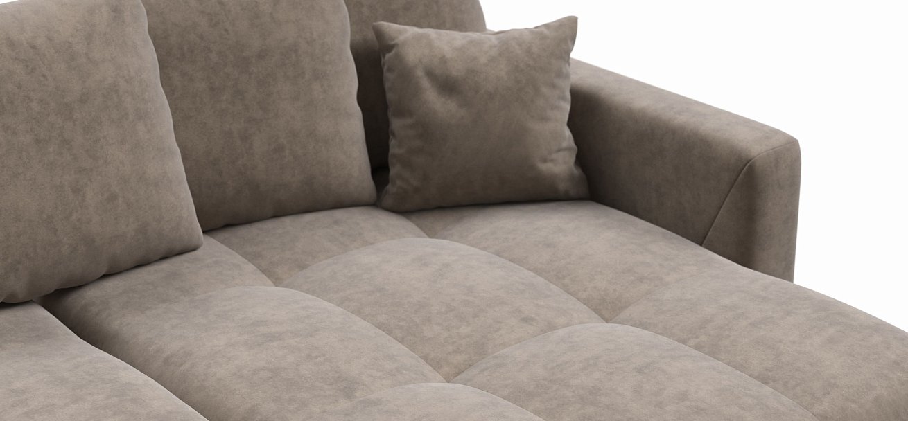 Угловой диван BOSS TREND Велюр Роял тауп