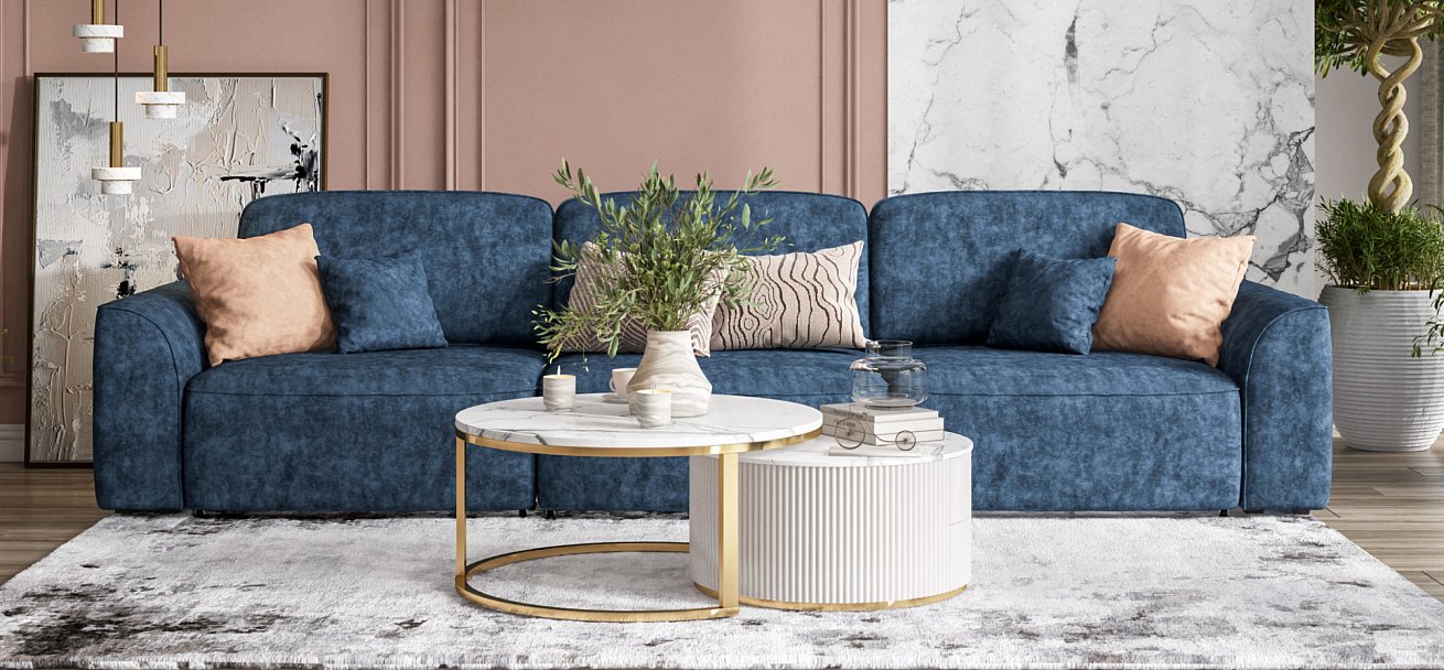 Диван KING MAX SE Велюр Royal топаз NEW