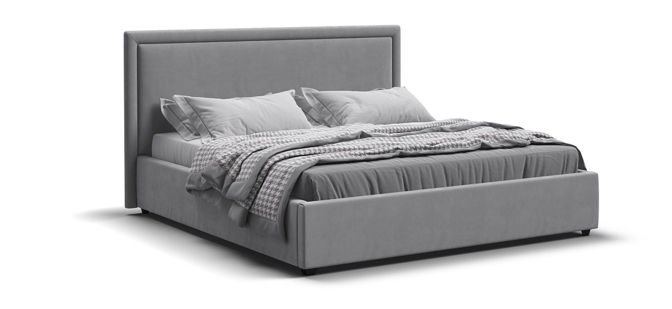 Кровать Фрея 160*200 с ПМ MONOLIT Сталь