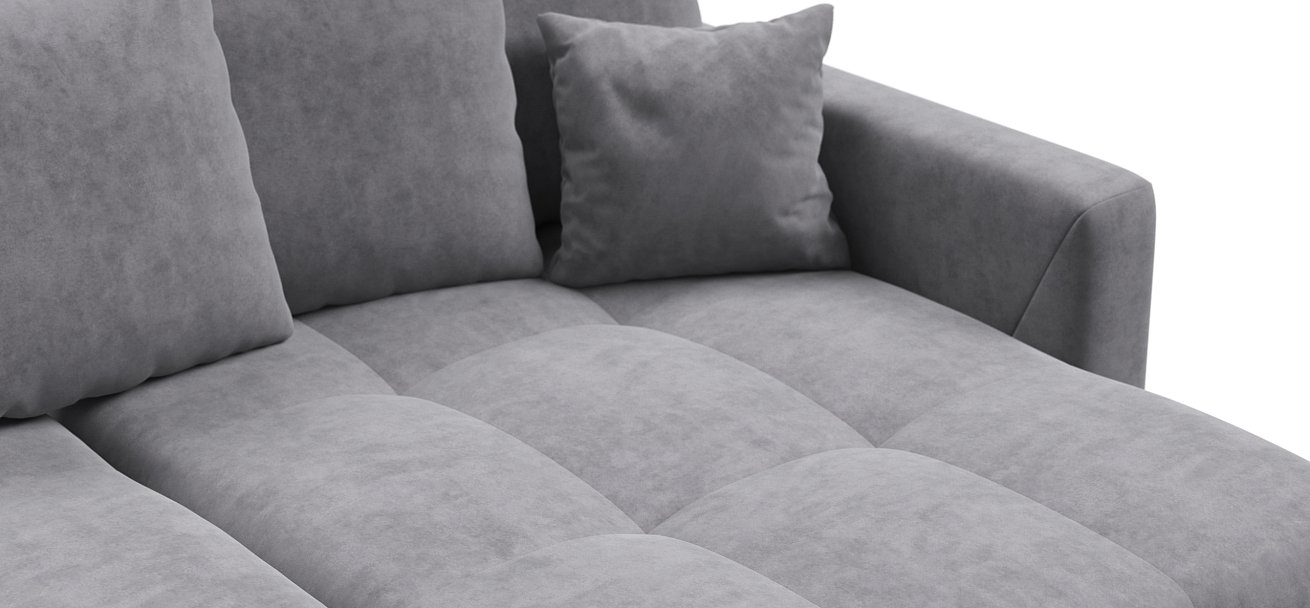 Угловой диван BOSS TREND Велюр Royal агат