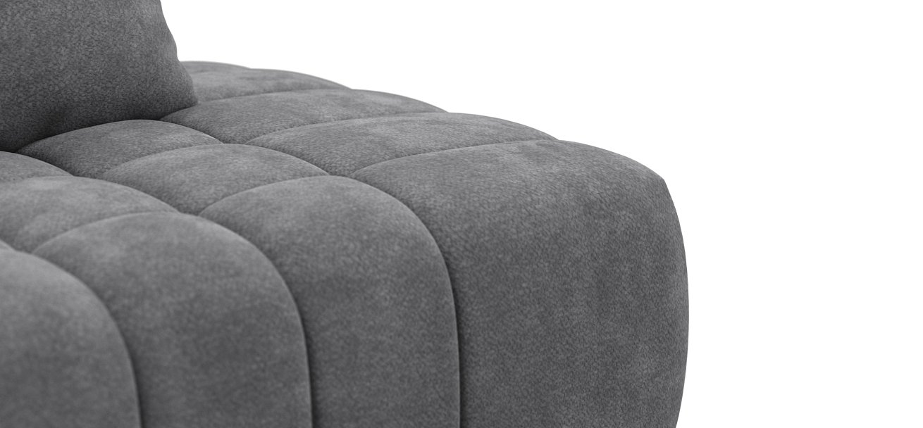 Диван прямой Босс Твин Шенилл CLOUD графит