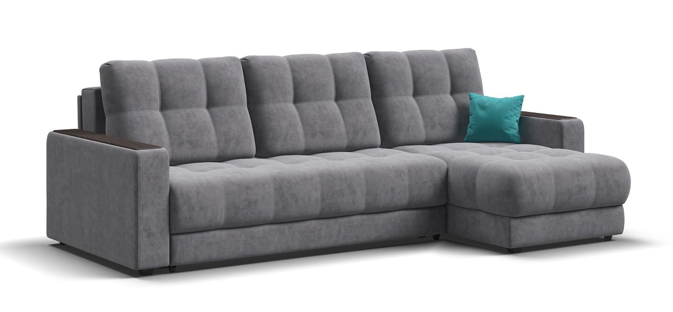 Угловой диван BOSS 3.0 Classic XL Велюр Роял агат