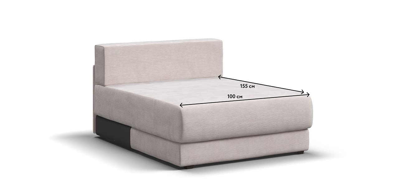 Оттоманка РИЧМОНД MODOOL Вельвет CORD бежевый