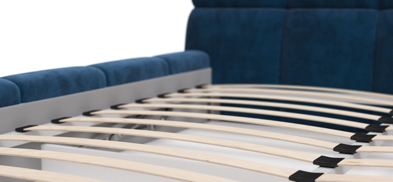 Кровать Босс Дрим 180*200 Про велюр Monolit синяя