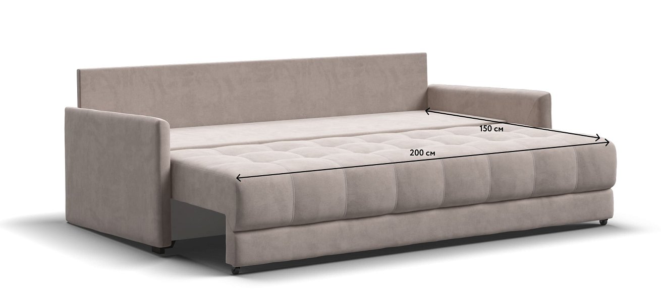 Диван BOSS 2.0 LOFT велюр Monolit латте