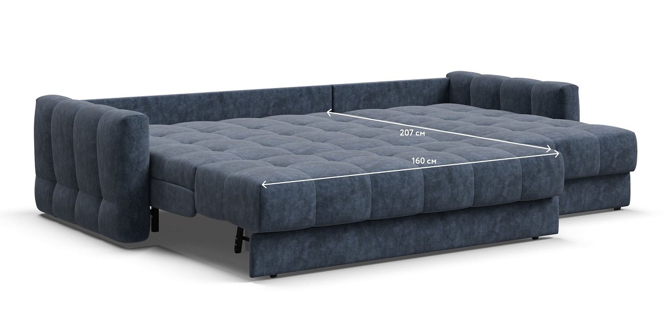 Угловой диван BOSS Sleep 160 Велюр Royal топаз NEW