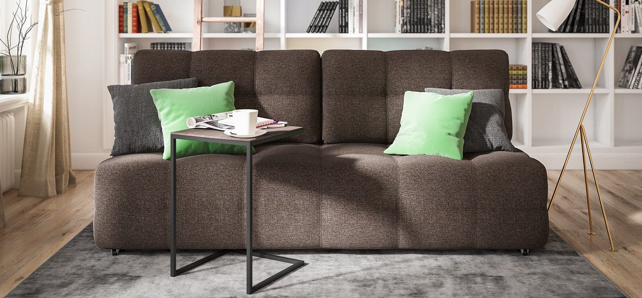 Диван Dandy MINI SE рогожка Malmo шоколад