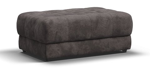 Пуф BOSS XL велюр Alkantara серый