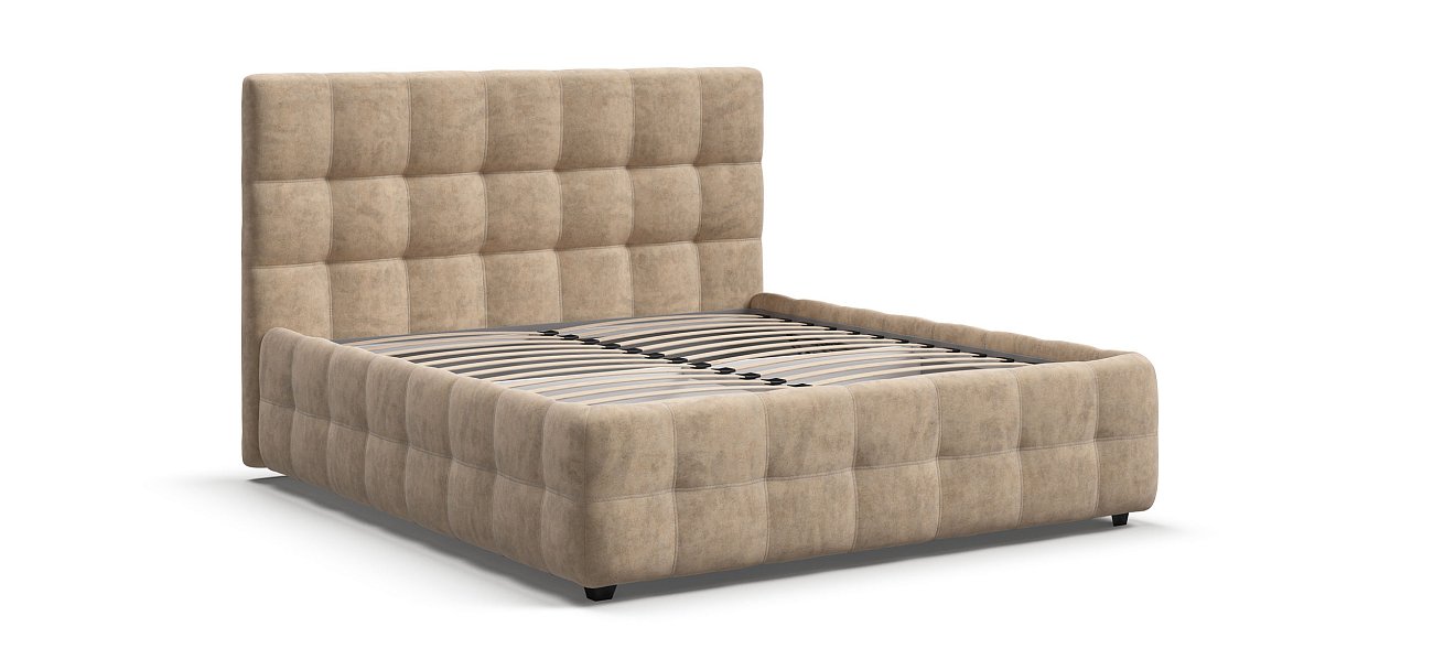 Кровать Босс 160*200 Про Велюр Royal шампань NEW