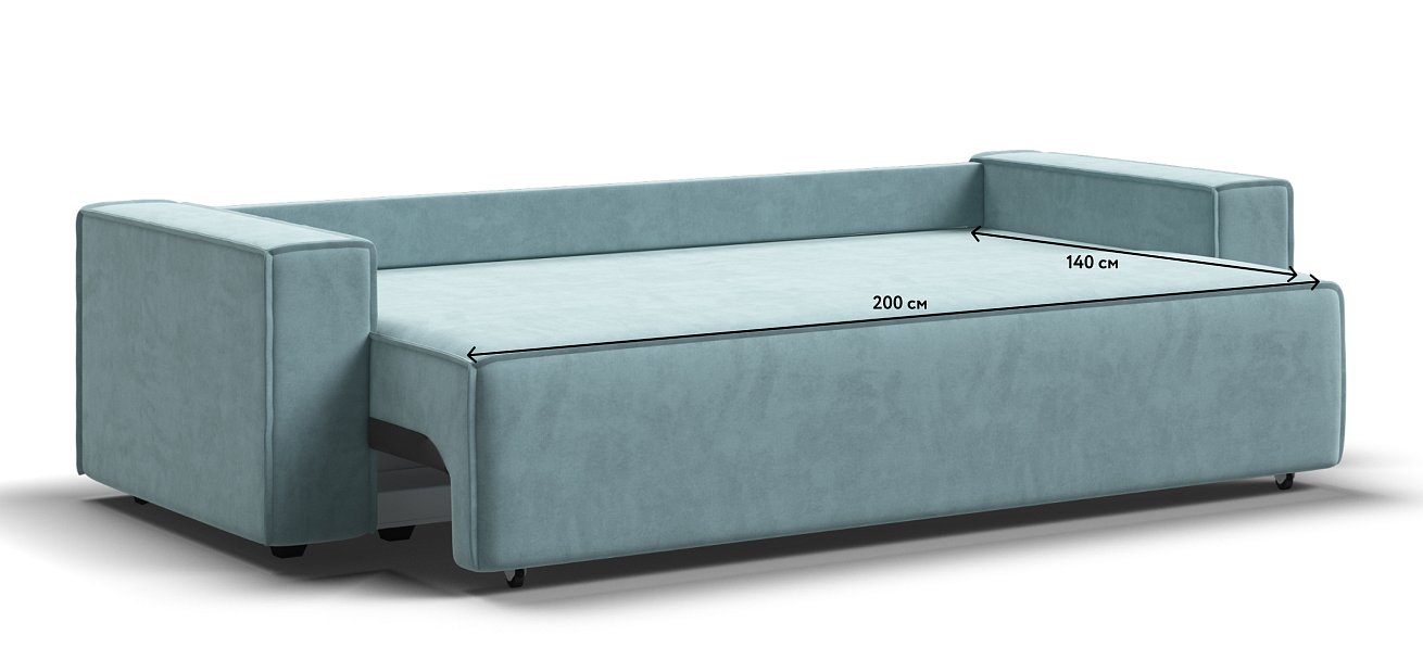 Диван Норд велюр Monolit аква