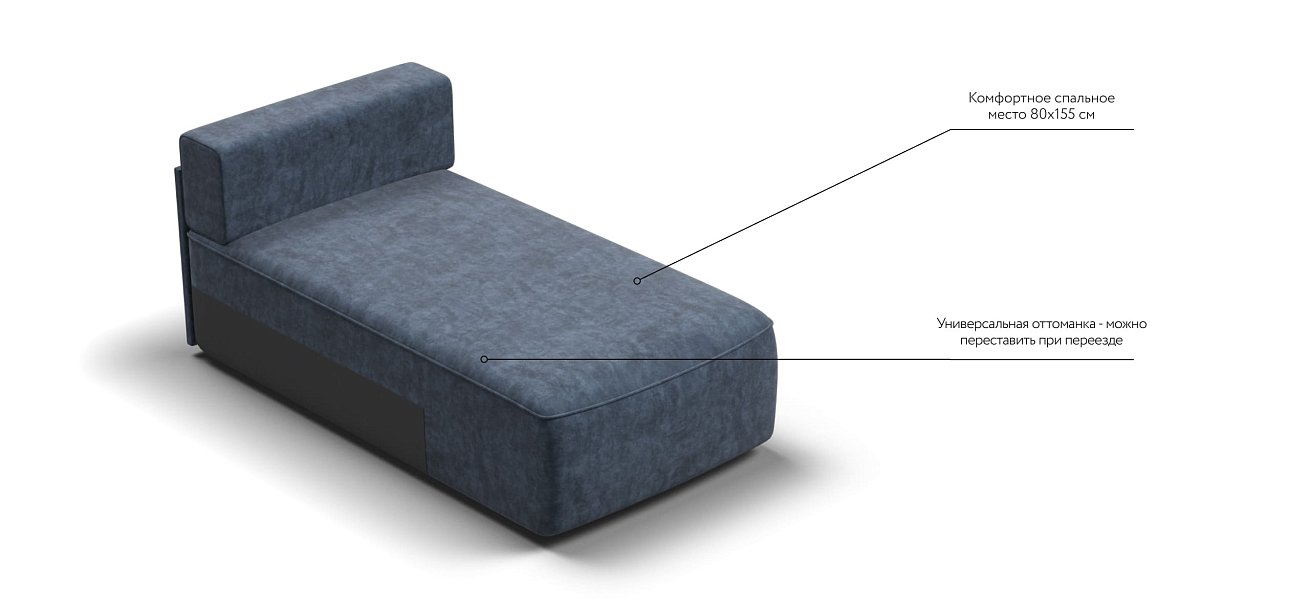 KING MODOOL оттоманка Велюр Royal топаз NEW