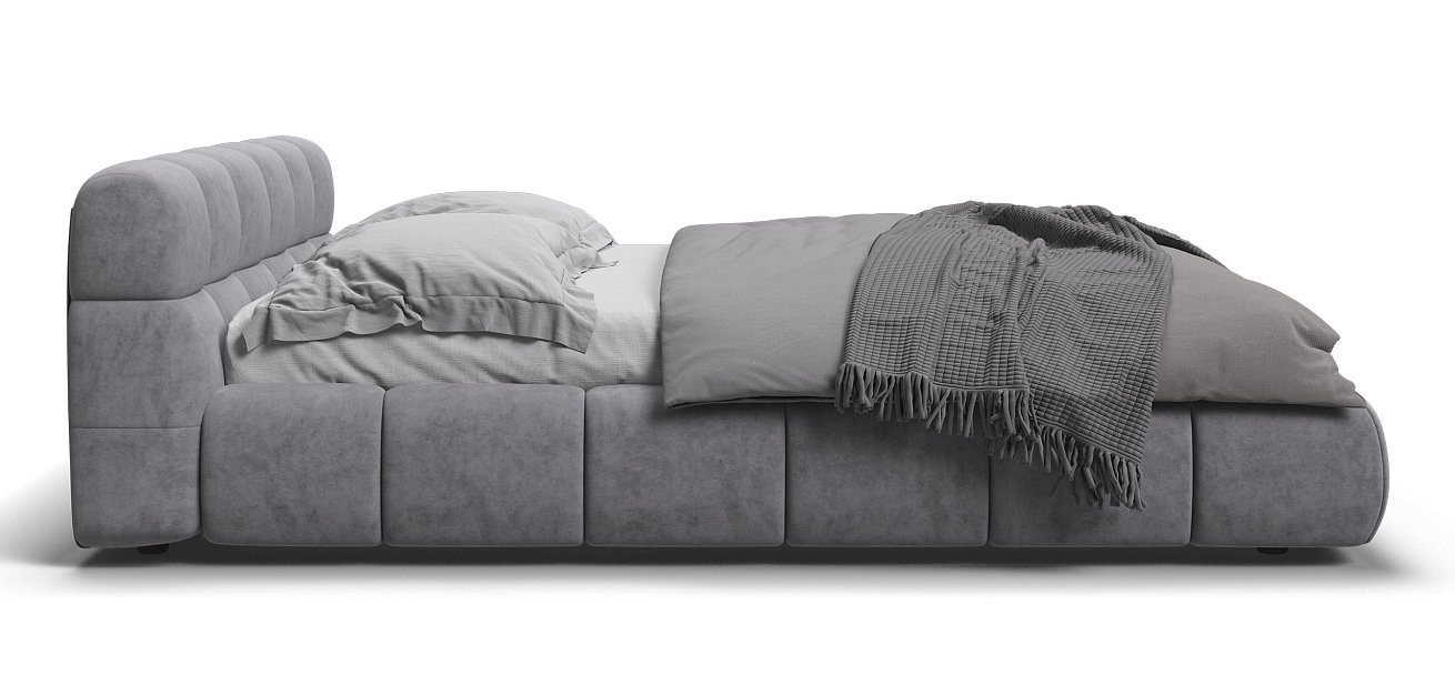 Кровать Босс Дрим 180*200 Про Велюр Роял агат