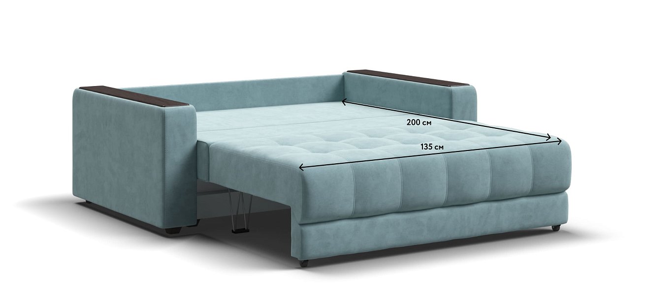 Диван BOSS Compact велюр Monolit аква