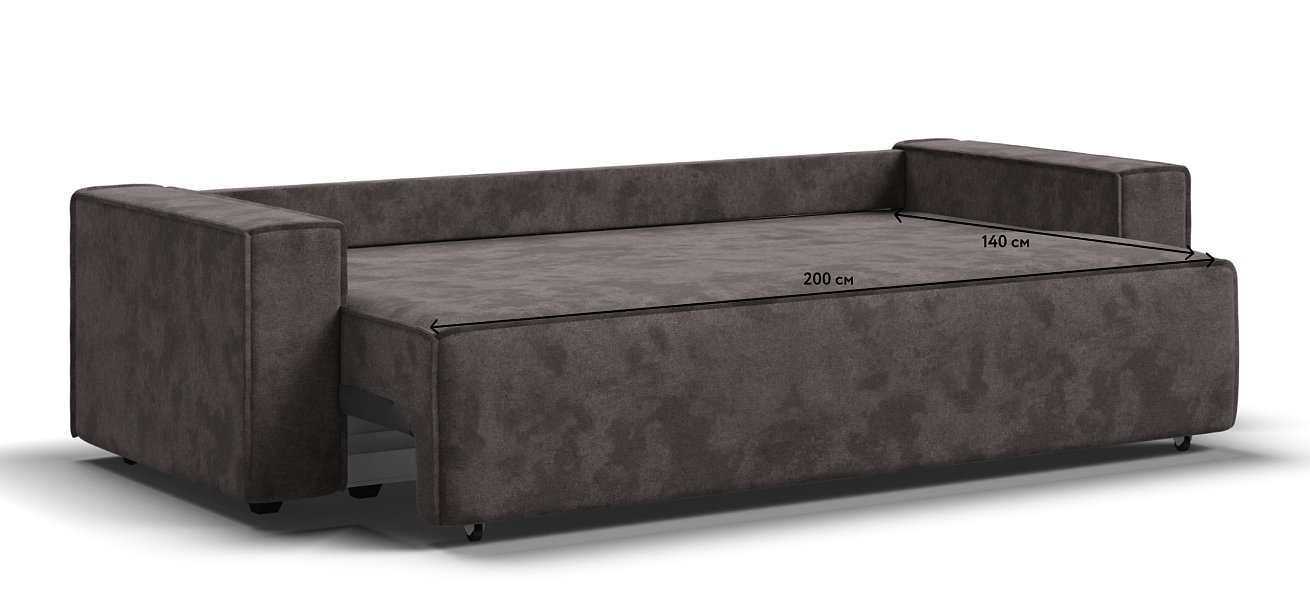 Диван Норд Велюр Alkantara серый