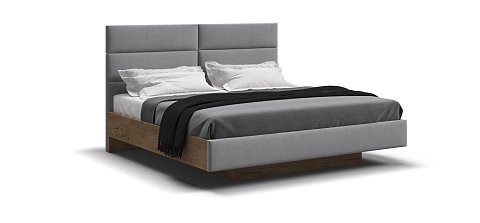 Кровать BOSS LOFT 160*200 Орех Селект, MONOLIT Сталь