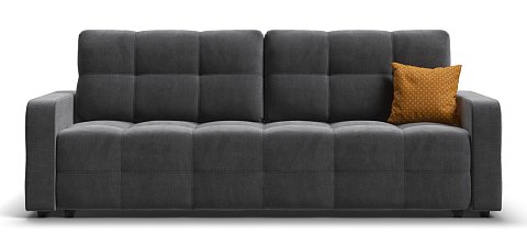 Диван Денди велюр Monolit серый