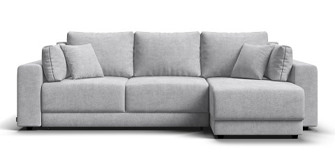 Угловой диван Босс Прайм ХЛ Шенилл CLOUD грей