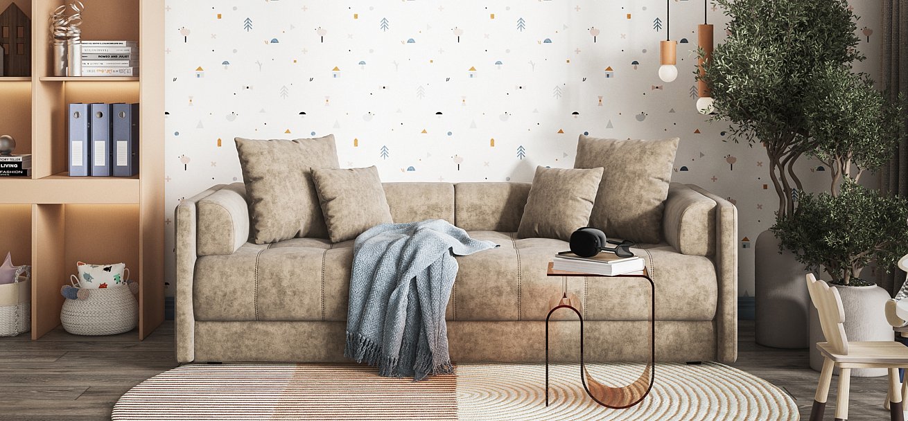 Тахта BOSS Велюр Роял тауп