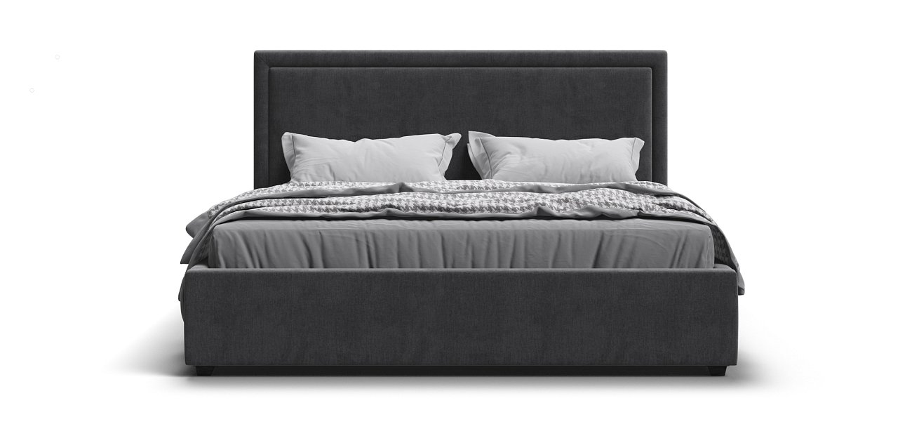 Кровать Фрея 160*200 с ПМ MONOLIT Серая