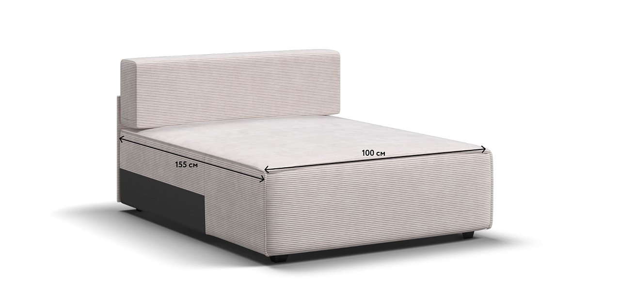 Оттоманка BOSS SOFT MODOOL Вельвет CORD бежевый