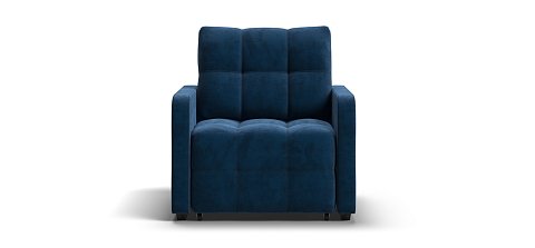 Кресло-кровать Денди Слим велюр Monolit синий