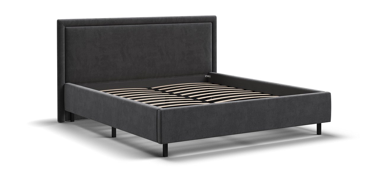 Кровать Фрея 160*200 Слим MONOLIT Серая