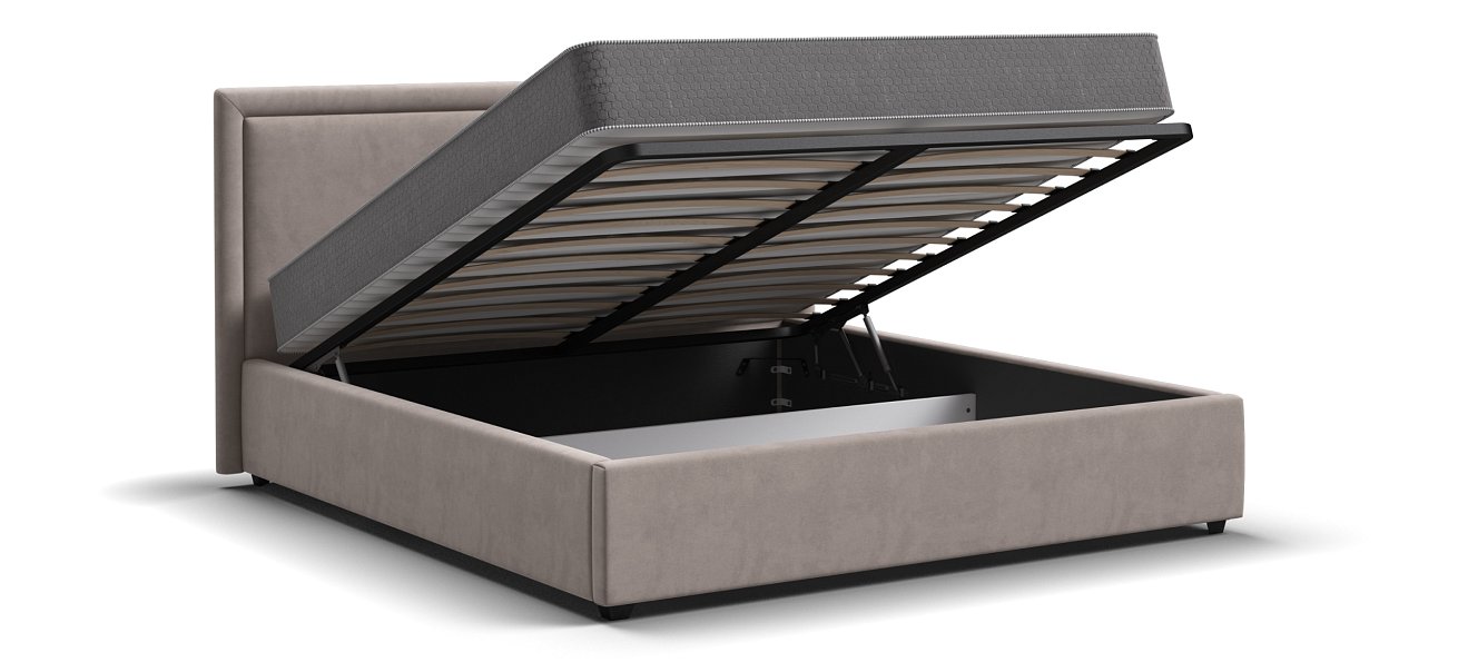 Кровать Фрея 160*200 с ПМ MONOLIT Латте