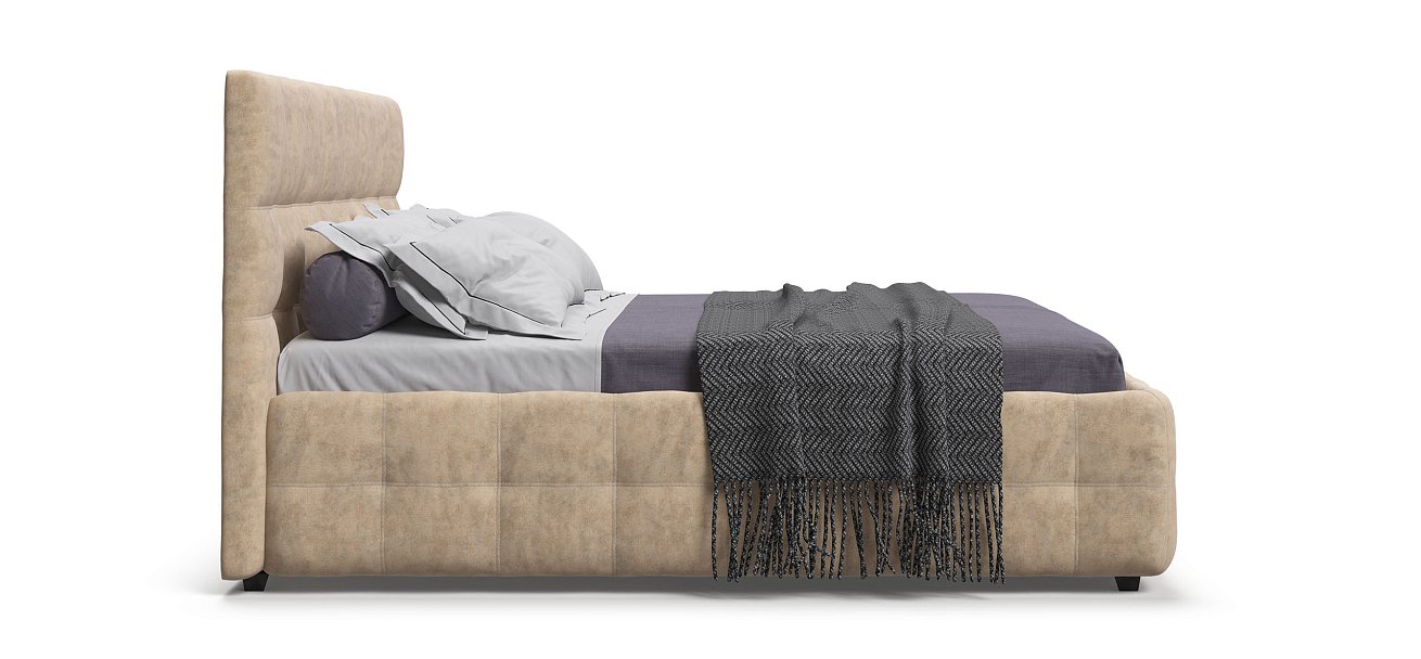 Кровать Босс 180*200 Про Велюр Royal шампань NEW