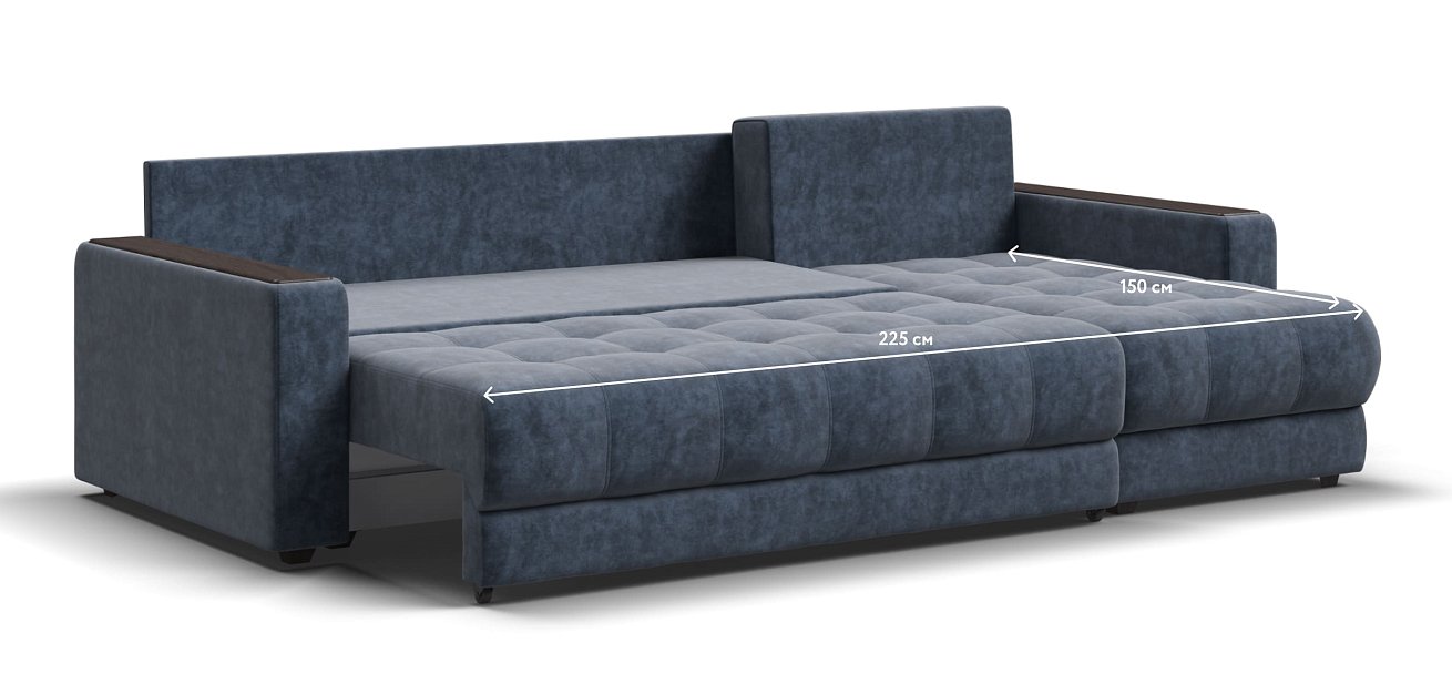 Угловой диван BOSS 3.0 Classic XL Велюр Royal топаз NEW