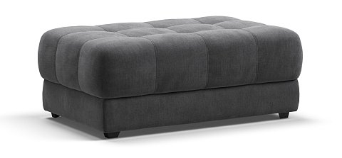 Пуф BOSS XL велюр Monolit серый