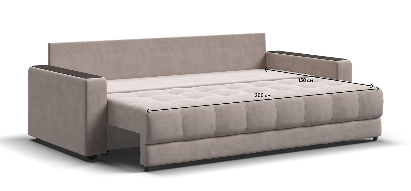 Диван BOSS 2.0 велюр Monolit латте