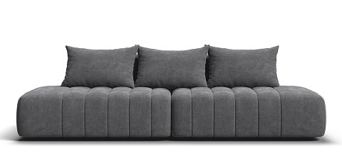 Диван прямой Босс Твин Шенилл CLOUD графит