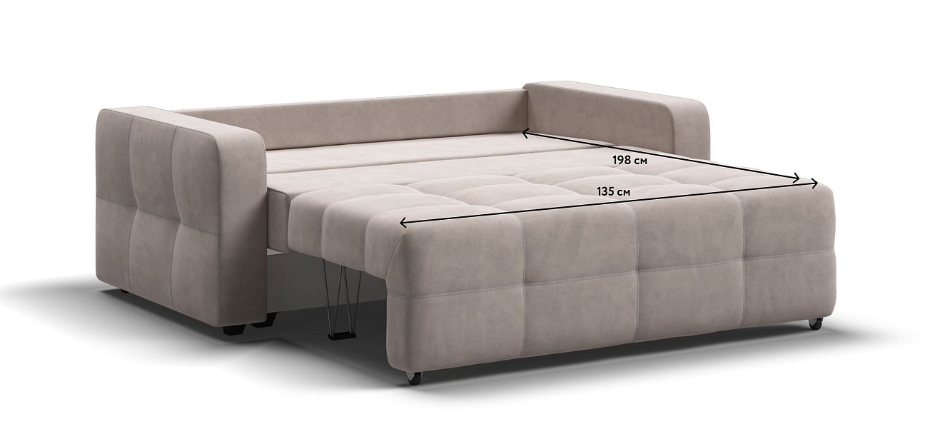 Диван Dandy Compact велюр Monolit латте