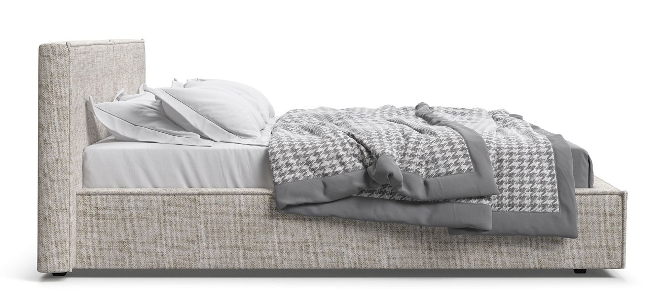 Кровать NORD Шенилл IQ Кварц