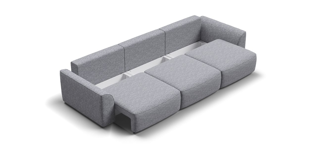 Диван KING MAX SE Рогожка Vento серый