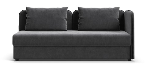 Тахта Ирис велюр Monolit серый