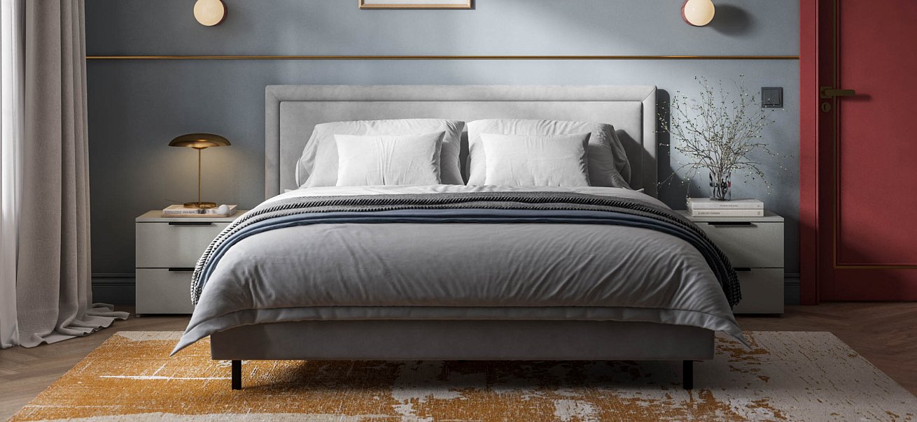 Кровать Фрея 160*200 Слим MONOLIT Сталь