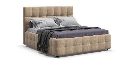 Кровать Босс 160*200 Про Велюр Royal шампань NEW