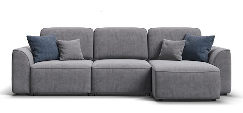 Угловой диван KING SE Велюр Роял агат