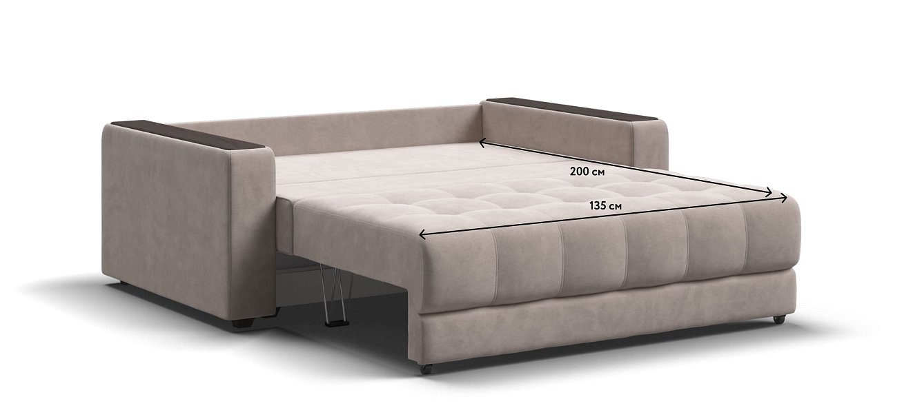 Диван BOSS Compact велюр Monolit латте