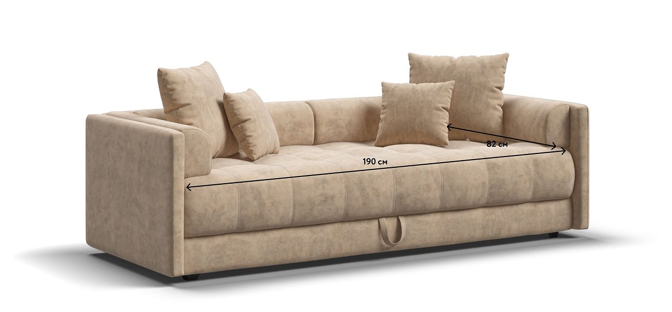 Тахта BOSS Велюр Роял шампань